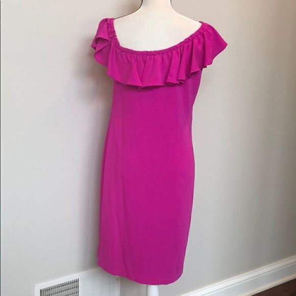 NWT Trina Turk magenta dress size 6 - Picture 5 of 7